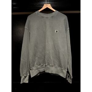 Carhartt WIP Women's Nelson Crewneck Sweater - Eucalyptus - Size L